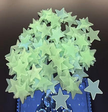 Load image into Gallery viewer, 50pcs Glow in the Dark Stars